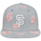 San Francisco Giants MLB Denim Flower New Era 59FIFTY