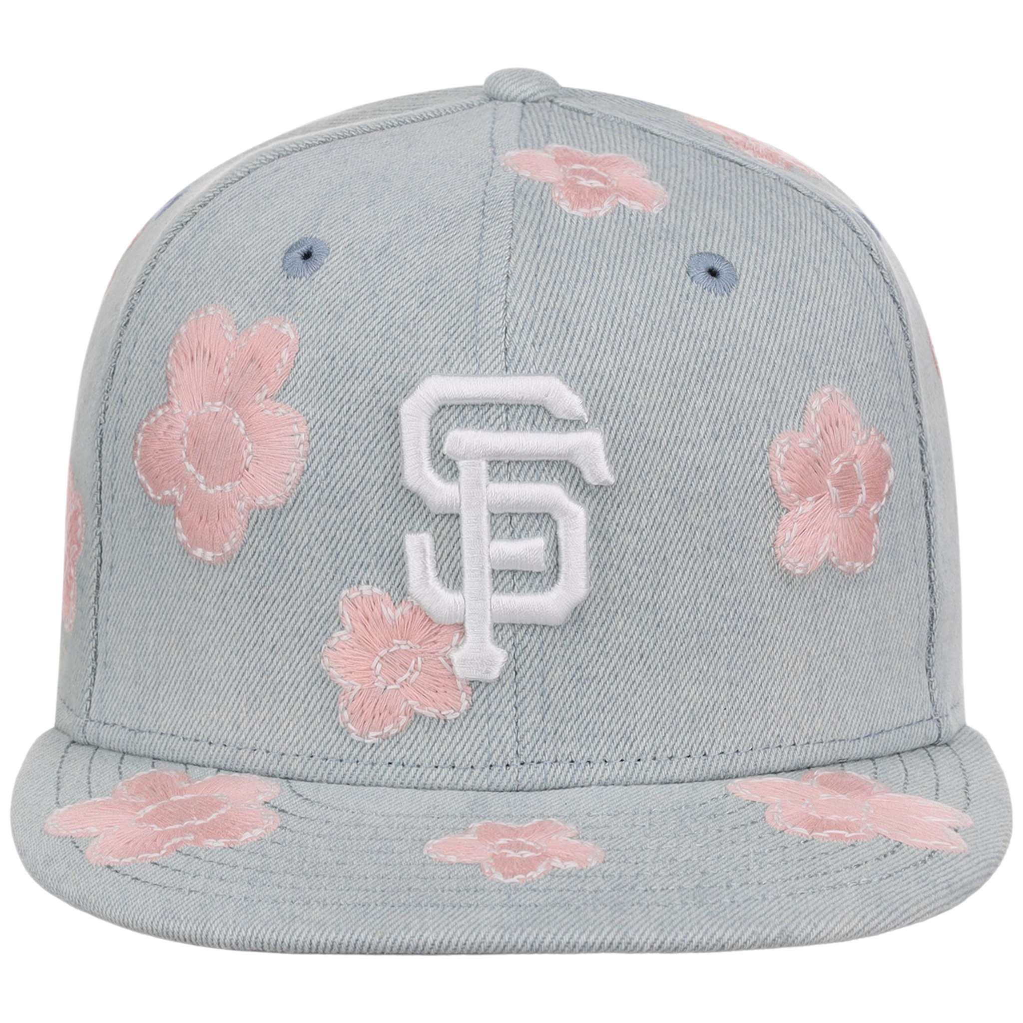 San Francisco Giants MLB Denim Flower New Era 59FIFTY