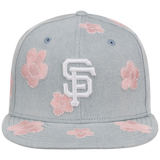 San Francisco Giants MLB Denim Flower New Era 59FIFTY
