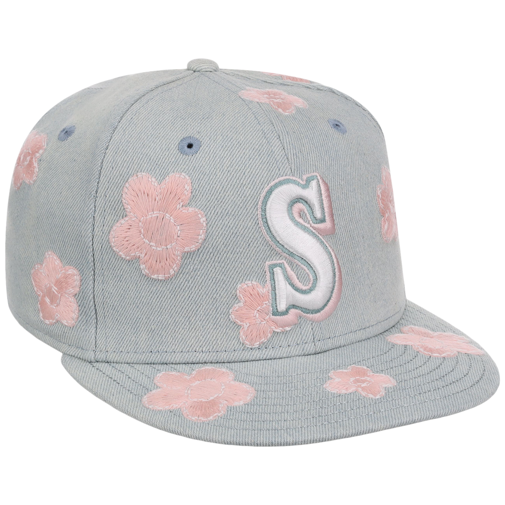 Seattle Mariners MLB Denim Flower New Era 59FIFTY