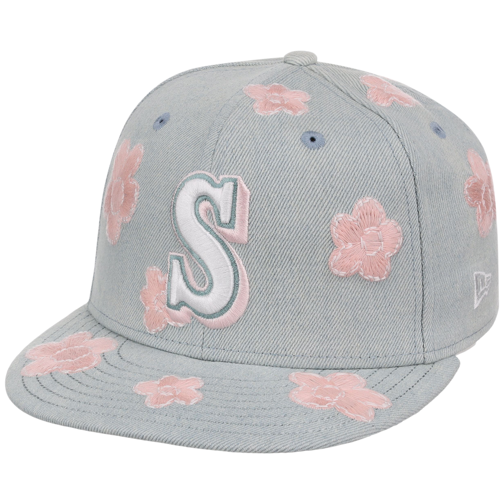 Seattle Mariners MLB Denim Flower New Era 59FIFTY