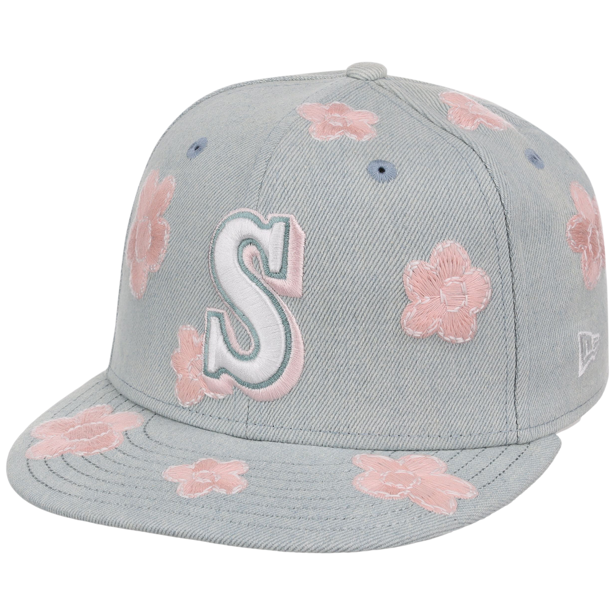 Seattle Mariners MLB Denim Flower New Era 59FIFTY