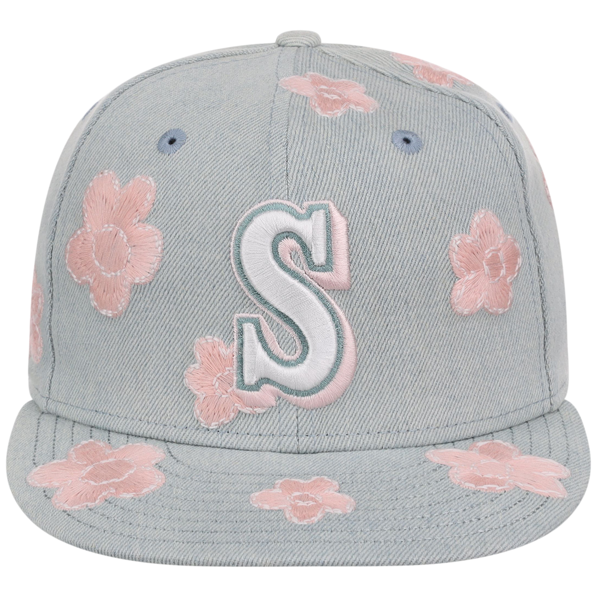 Seattle Mariners MLB Denim Flower New Era 59FIFTY