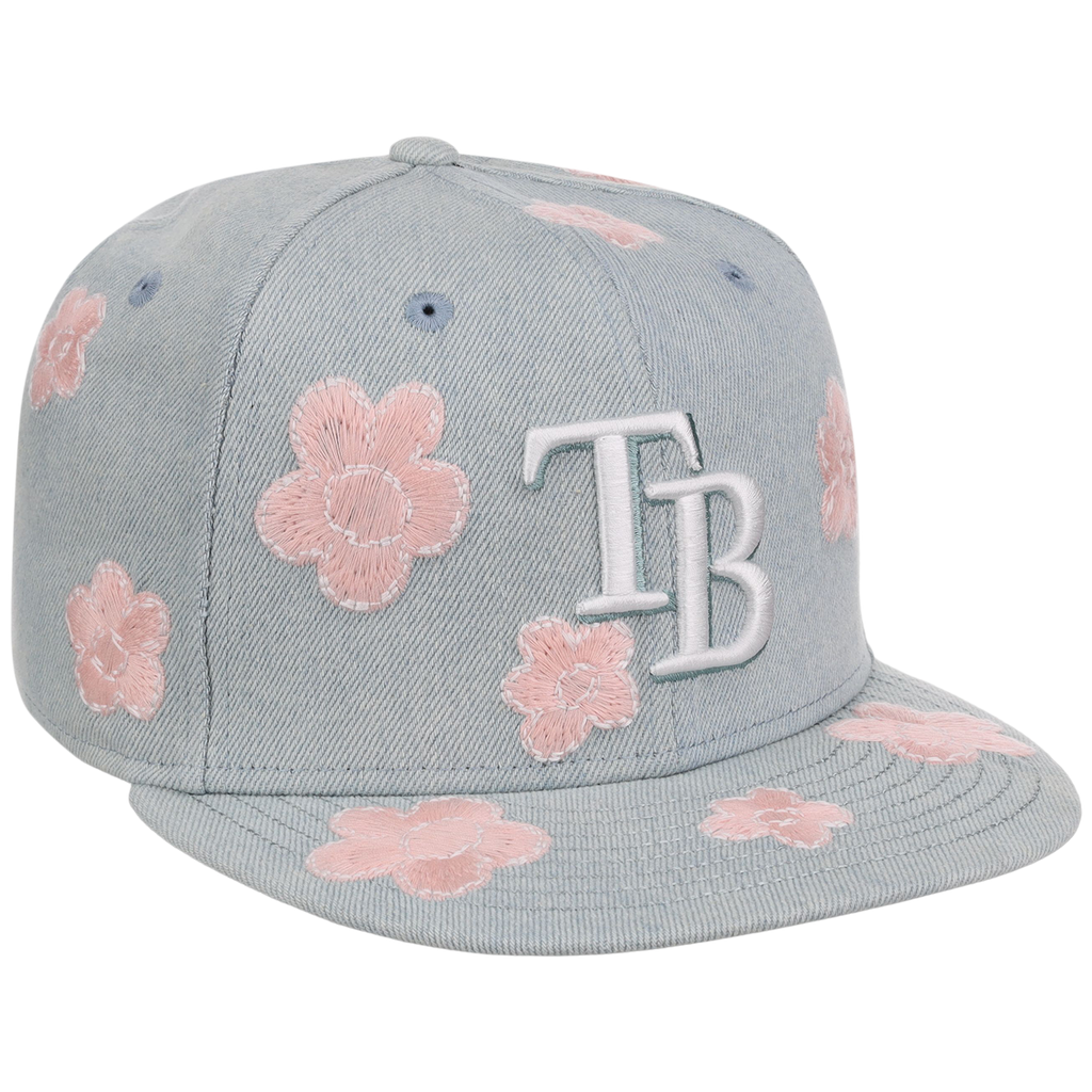 Tampa Bay Rays MLB Denim Flower New Era 59FIFTY