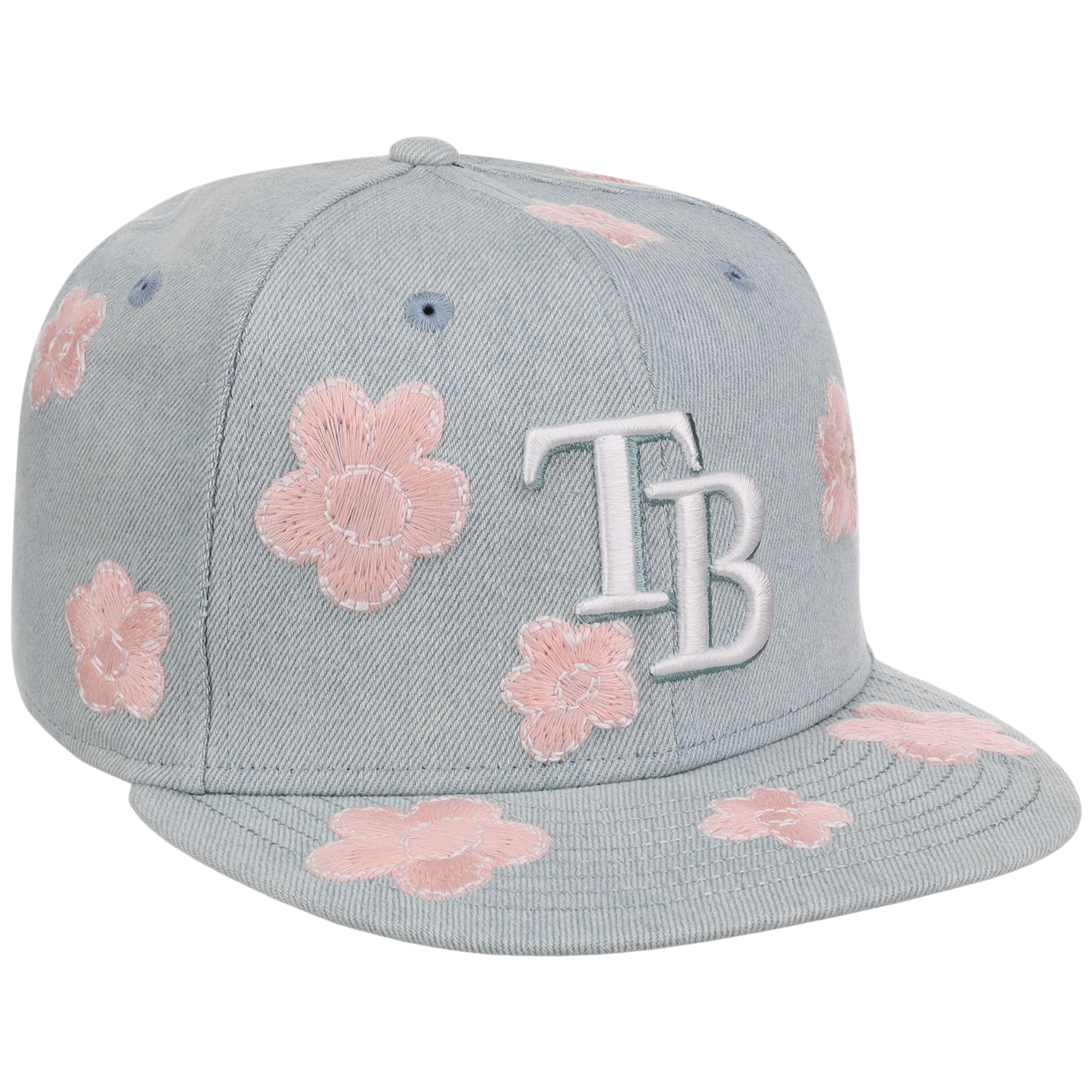 Tampa Bay Rays MLB Denim Flower New Era 59FIFTY