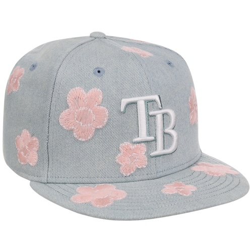 Tampa Bay Rays MLB Denim Flower New Era 59FIFTY
