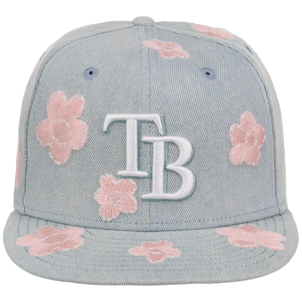 Tampa Bay Rays MLB Denim Flower New Era 59FIFTY