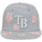 Tampa Bay Rays MLB Denim Flower New Era 59FIFTY