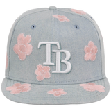 Tampa Bay Rays MLB Denim Flower New Era 59FIFTY