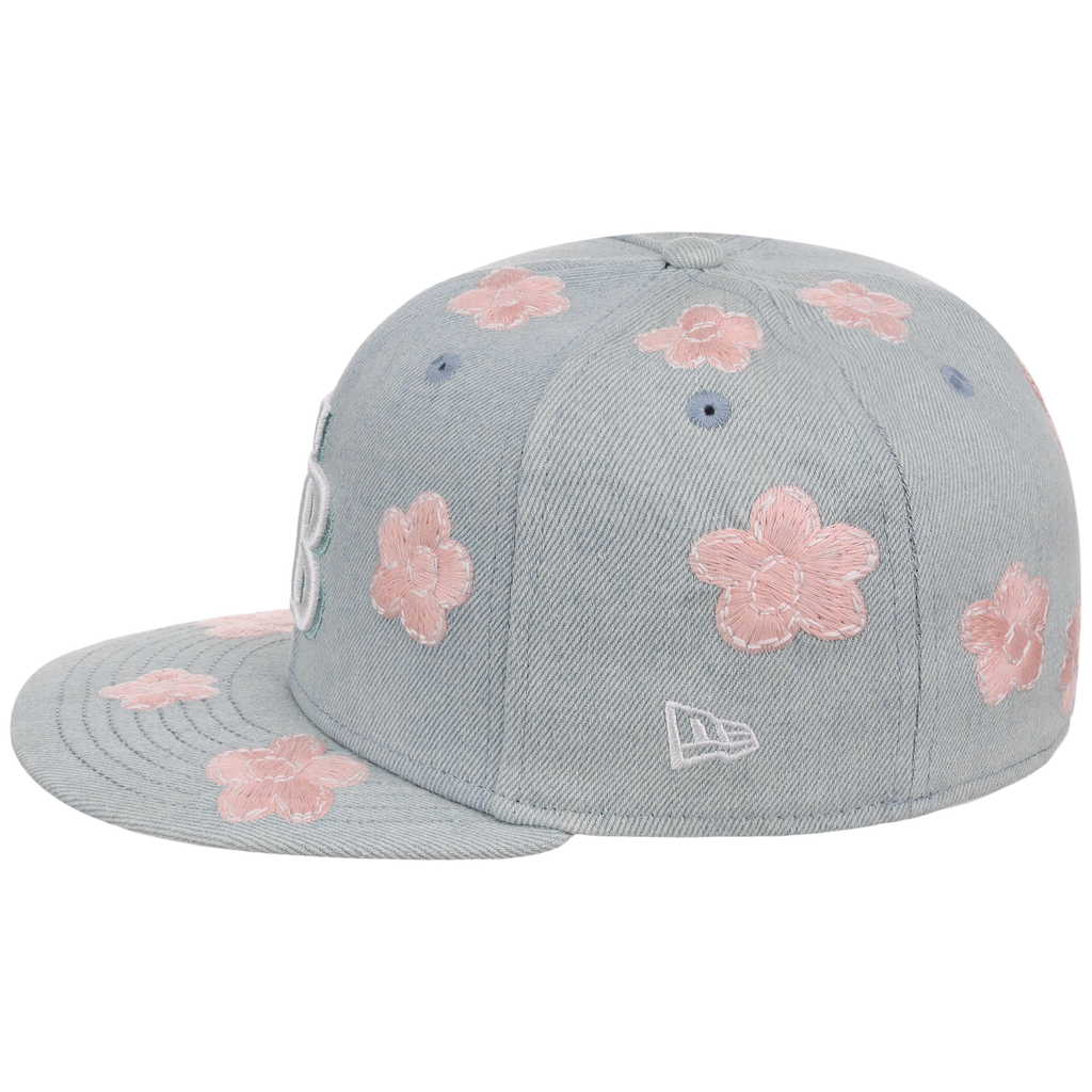 Tampa Bay Rays MLB Denim Flower New Era 59FIFTY