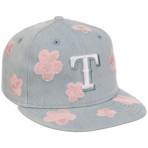 Texas Rangers MLB Denim Flower New Era 59FIFTY