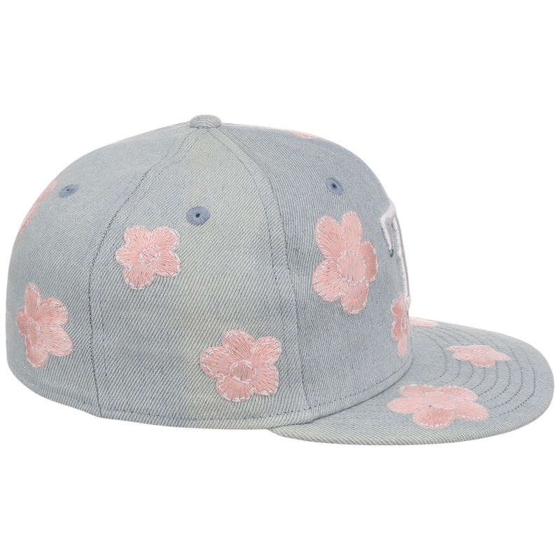 Texas Rangers MLB Denim Flower New Era 59FIFTY – LidsHatDrop