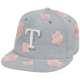 Texas Rangers MLB Denim Flower New Era 59FIFTY