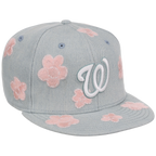 Washington Nationals MLB Denim Flower New Era 59FIFTY