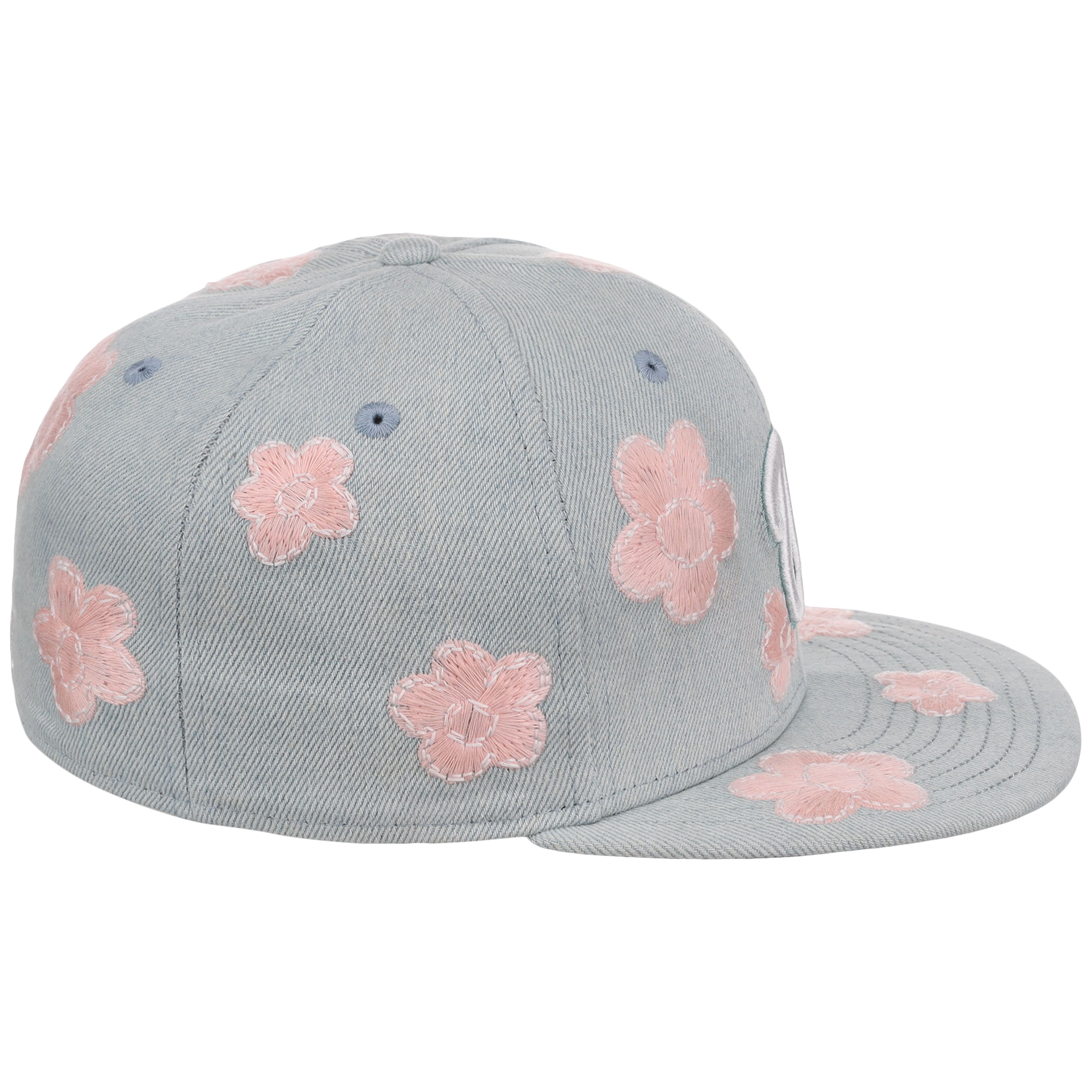 Washington Nationals MLB Denim Flower New Era 59FIFTY