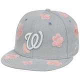 Washington Nationals MLB Denim Flower New Era 59FIFTY