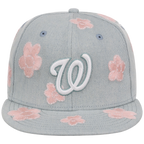 Washington Nationals MLB Denim Flower New Era 59FIFTY