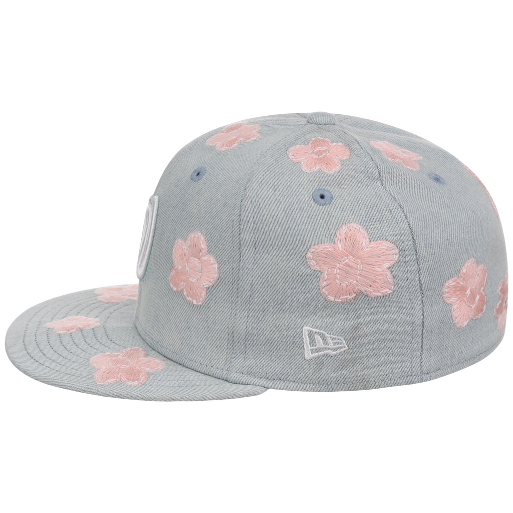 Washington Nationals MLB Denim Flower New Era 59FIFTY