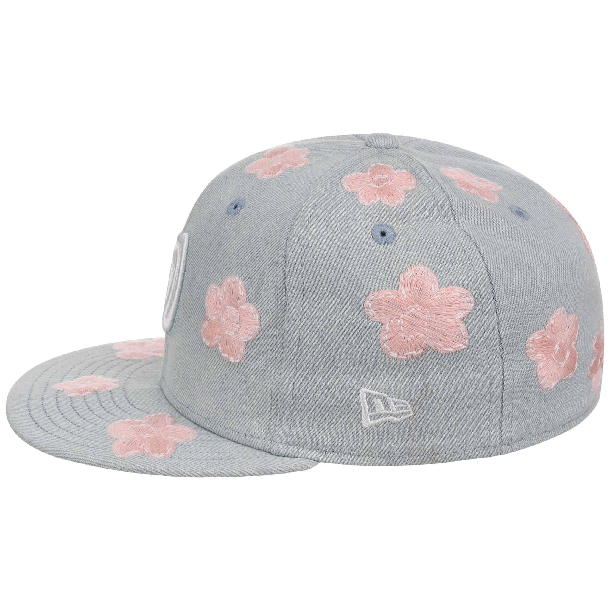 Washington Nationals MLB Denim Flower New Era 59FIFTY