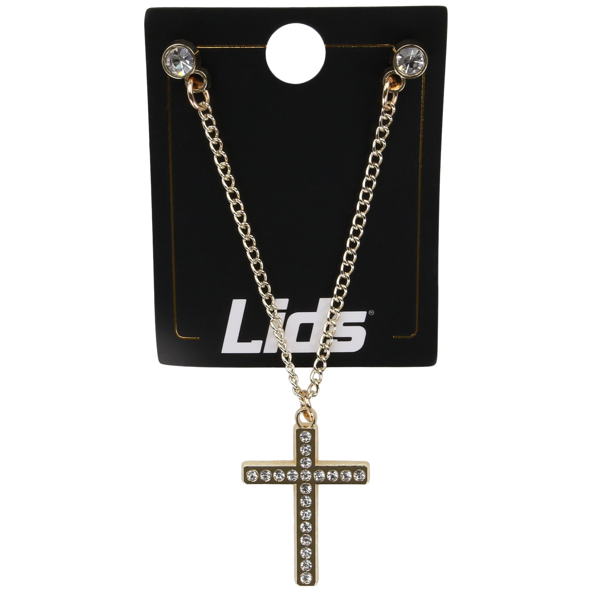 Rhinestone Cross Chain