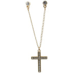 Rhinestone Cross Chain