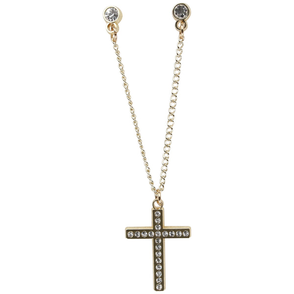 Rhinestone Cross Chain
