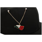 Silver Mexico Eagle Chain