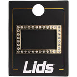 Gold & Silver Rectangle Frame Pin