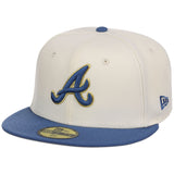 Atlanta Braves MLB Chrome Indigo 59FIFTY