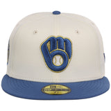 Milwaukee Brewers MLB Chrome Indigo 59FIFTY