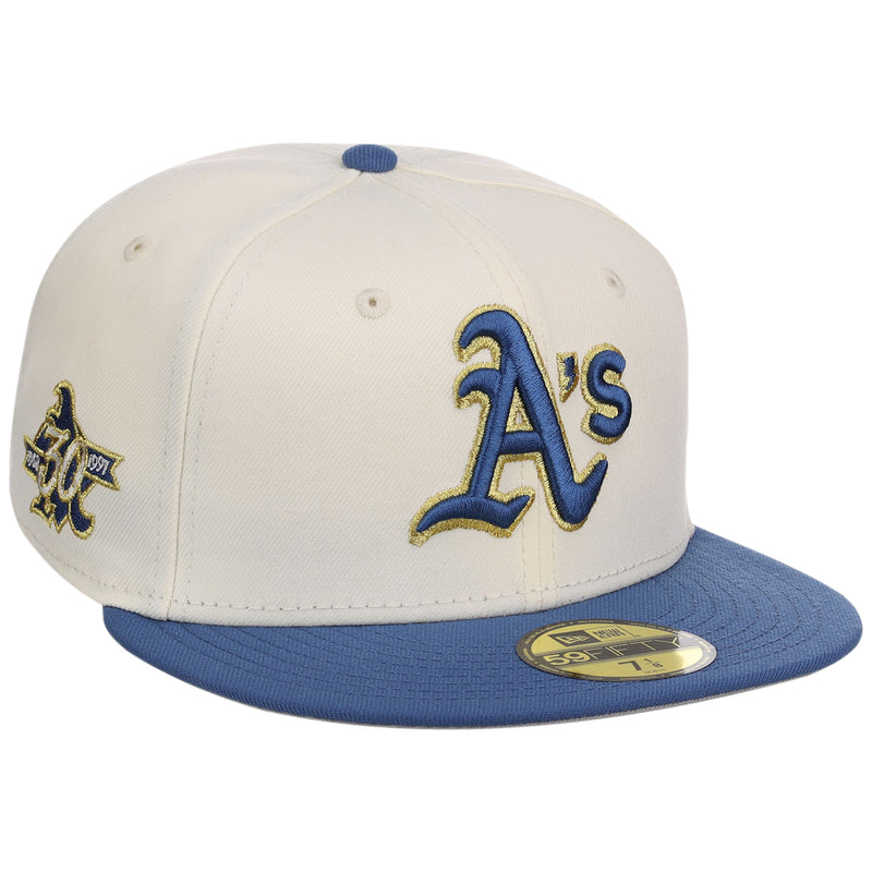 Oakland Athletics MLB Chrome Indigo 59FIFTY