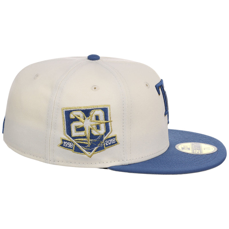 Tampa Bay Rays MLB Chrome Indigo 59FIFTY