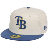 Tampa Bay Rays MLB Chrome Indigo 59FIFTY