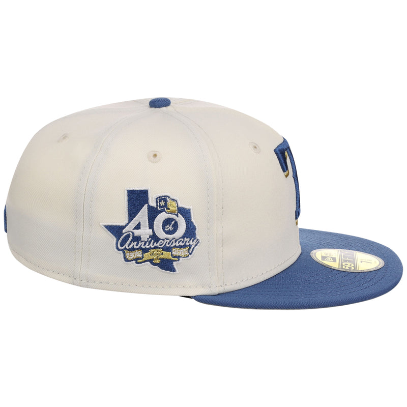 Texas Rangers MLB Chrome Indigo 59FIFTY