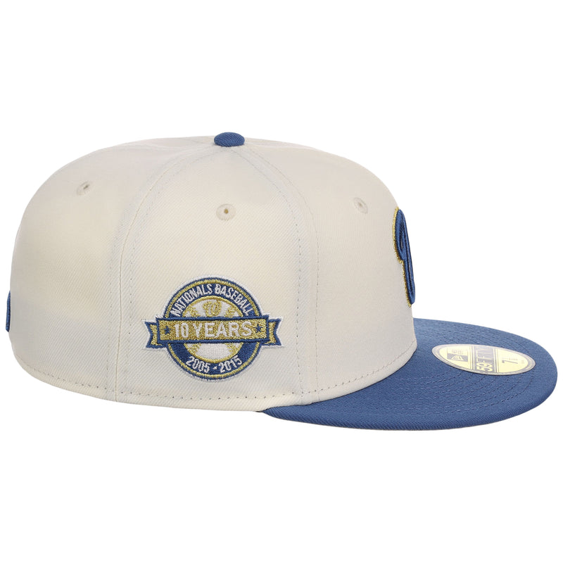 Washington Nationals MLB Chrome Indigo 59FIFTY