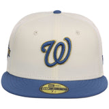 Washington Nationals MLB Chrome Indigo 59FIFTY