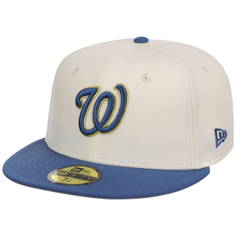 Washington Nationals MLB Chrome Indigo 59FIFTY