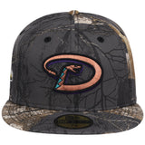 Arizona Diamondbacks MLB Black Realtree New Era 59FIFTY