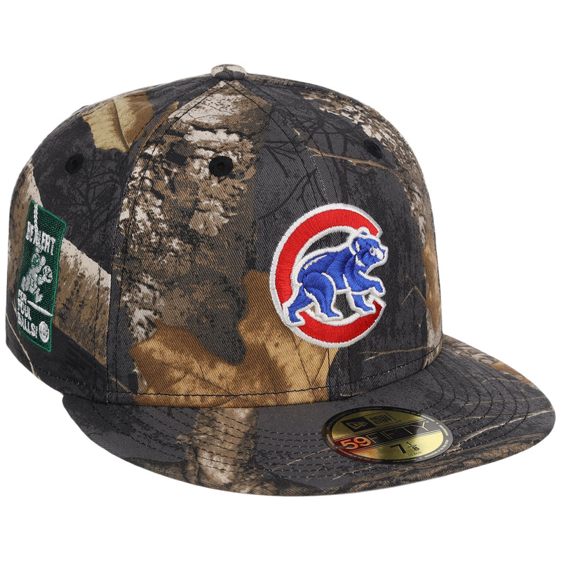 Chicago Cubs MLB Black Realtree New Era 59FIFTY