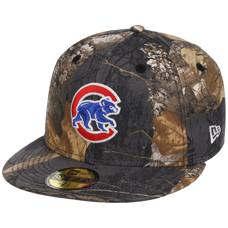 Chicago Cubs MLB Black Realtree New Era 59FIFTY