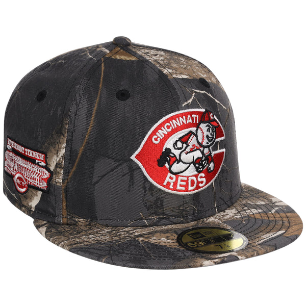 Cincinnati Reds MLB Black Realtree New Era 59FIFTY