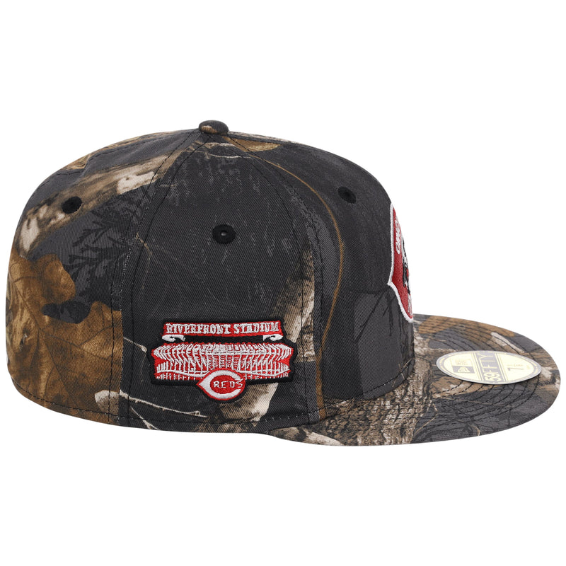 Cincinnati Reds MLB Black Realtree New Era 59FIFTY