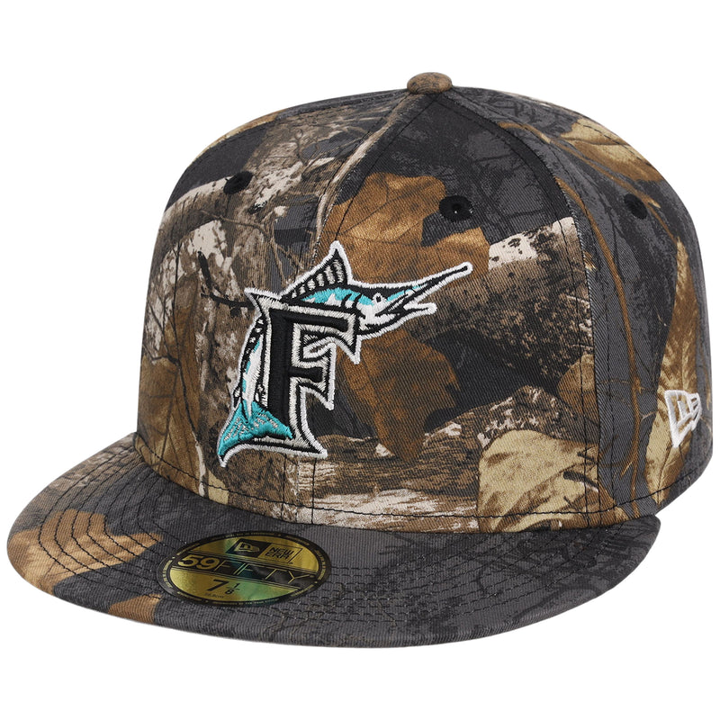 Florida Marlins MLB Black Realtree New Era 59FIFTY