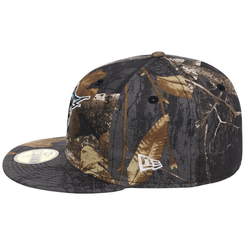 Florida Marlins MLB Black Realtree New Era 59FIFTY
