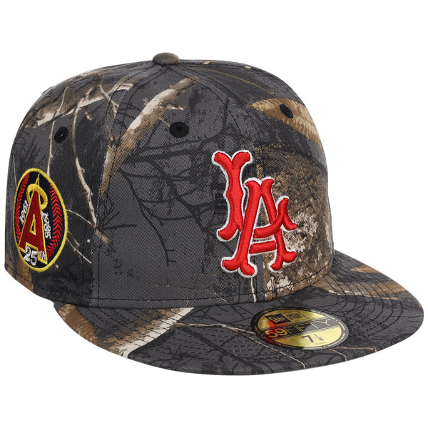Anaheim Angels MLB Black Realtree New Era 59FIFTY