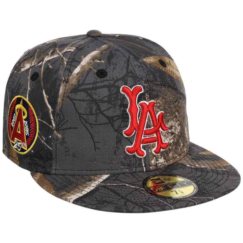 Anaheim Angels MLB Black Realtree New Era 59FIFTY