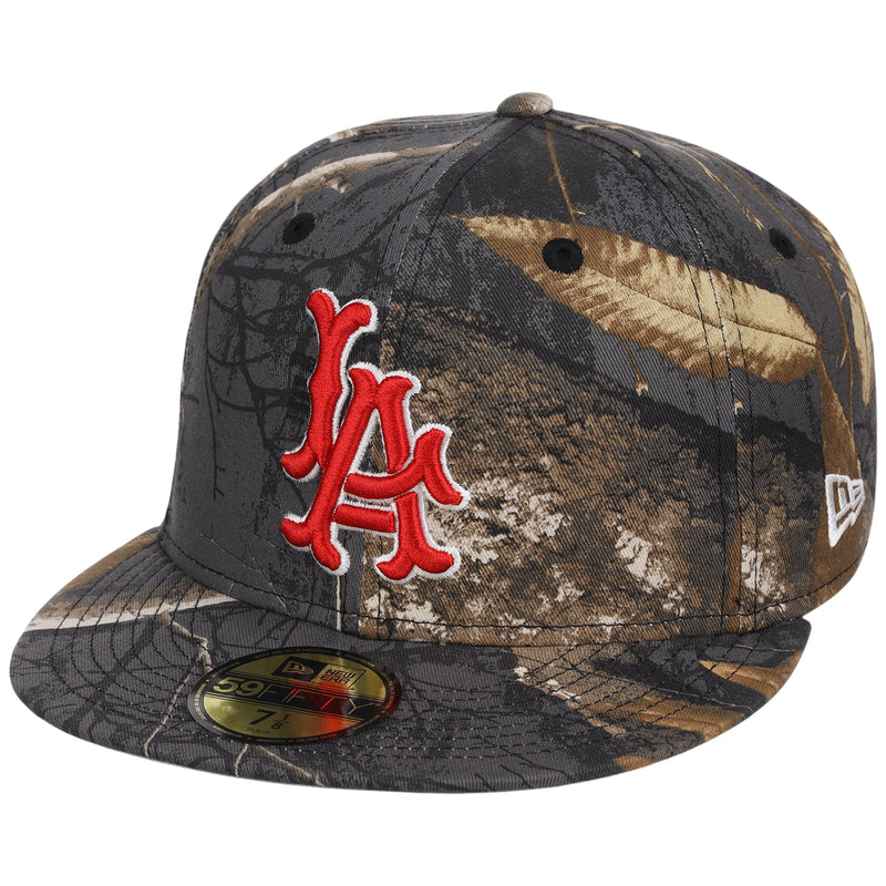 Anaheim Angels MLB Black Realtree New Era 59FIFTY