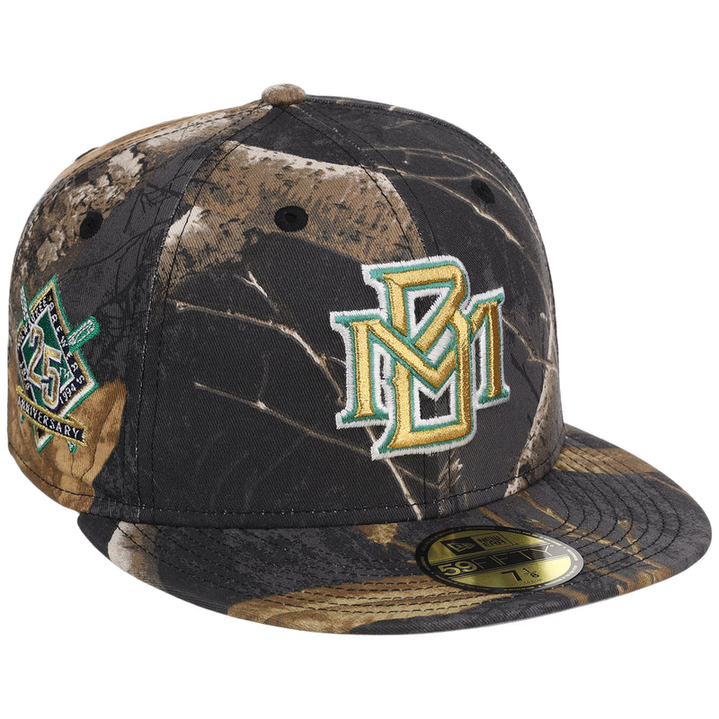 Milwaukee Brewers MLB Black Realtree New Era 59FIFTY