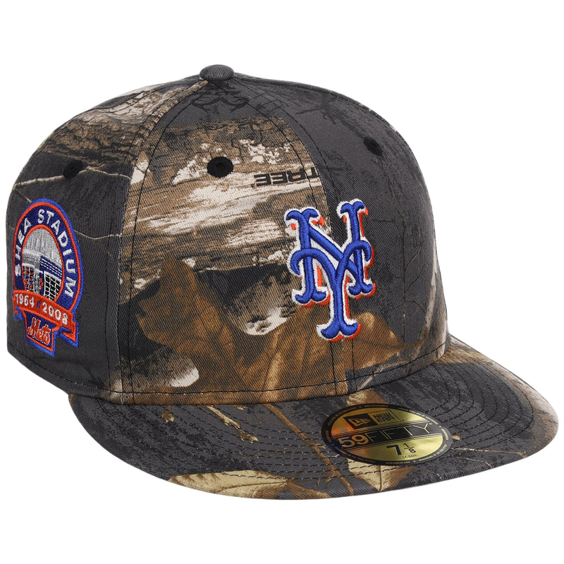 New York Mets MLB Black Realtree New Era 59FIFTY