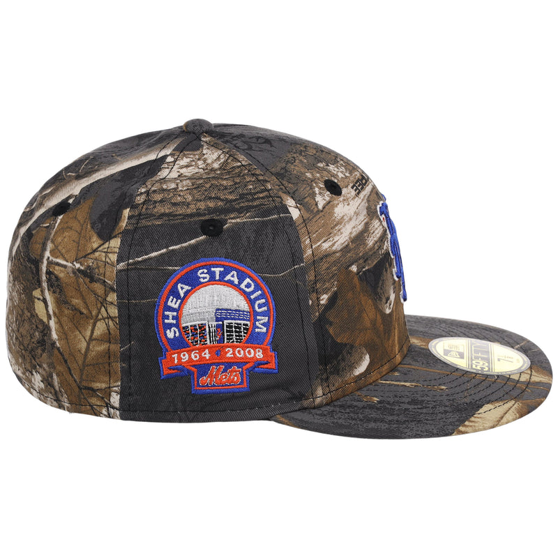 New York Mets MLB Black Realtree New Era 59FIFTY